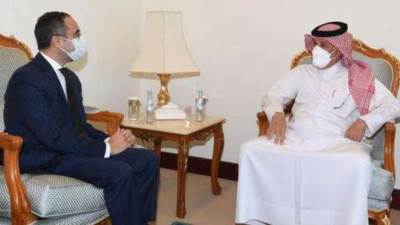 سفير مصر فى الدوحة يقدم أوراق اعتماده لأمير دولة قطر