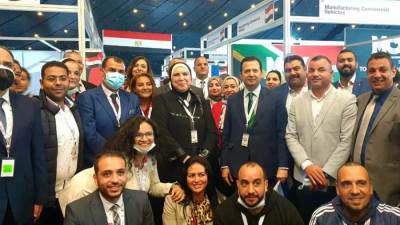 "جامع"تتفقد الجناح المصرى المشارك فى فعاليات المعرض الأفريقي للتجارة البينية بجنوب أفريقيا