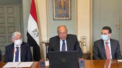 وزير الخارجية يشارك في المؤتمر الوزاري الدولي بشأن وكالة الأونروا