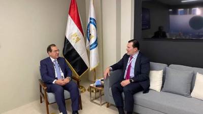 وزير البترول يعقد سلسة من اللقاءات مع قيادات منظمات الطاقة الدولية