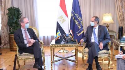 بحث سبل الاستفادة من التجربة السويدية في مجالات التحول الرقمي والتطبيقات التكنولوجية