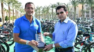 وزير الرياضه يعلن استضافة نسختين من بطولة أيرون مان خلال العامين المقبلين