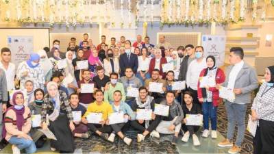 وزارة الشباب و البرنامج الإنمائي للأمم المتحدة يختتمان معسكرات الابتكار وريادة الاعمال