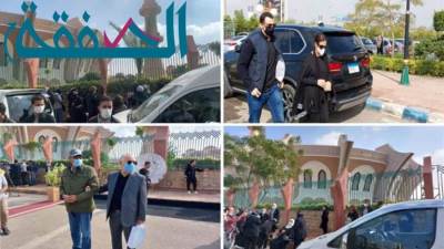 الفنانون يلقون نظرة الوداع الأخيرة علي سهير البابلي