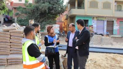 مؤسسة حياة كريمة تتفقد مشروعات طحوريا ورقمية كفر الصهبي