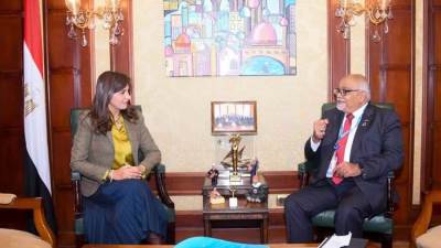 وزيرة الهجرة تستقبل المدير الجديد للمكتب الإقليمي لـ"الغذاء العالمي" مع بداية عمله