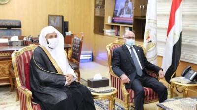 وزير العدل يستقبل نظيره السعودي خلال زيارته الرسمية لمصر