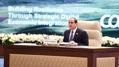 كلمة الرئيس السيسي بمناسبة تولي مصر رئاسة الكوميسا