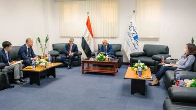 وفد هيئة التجارة الخارجية اليابانية "الجيترو" يبحث التعاون مع "اقتصادية قناة السويس"