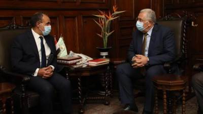 "القصير" يلتقى مساعد وزير الخارجية في مستهل عمله سفيرا لمصر في بروكسل