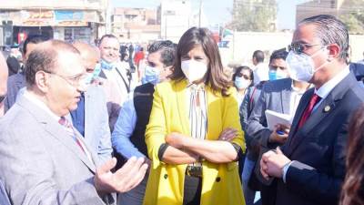 "وزيرة الهجرة"و"محافظ الفيوم" يتفقدان عدداً من مشروعات المبادرة الرئاسية "حياة كريمة" بالشواشنة