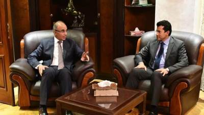 وزير الرياضة يلتقي رئيس جامعة الزقازيق لبحث التعاون المشترك في أنشطة"ذوي الهمم"