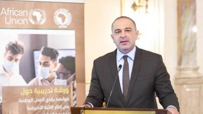 نائب وزيرة التخطيط يفتتح ورشة مواءمة برنامج العمل الوطني الخاص بالآلية الأفريقية