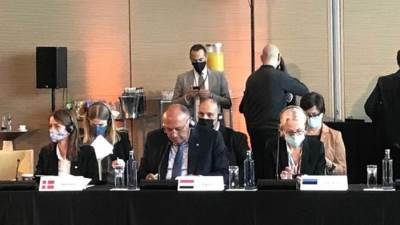 كلمة وزير الخارجية في الاجتماع الوزاري الثالث للاتحاد الأوروبي ودول الجوار الجنوبي