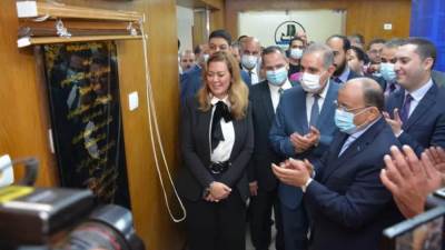 شعراوي ومحافظ كفر الشيخ ومدير الاكاديمية الوطنية يفتتحون مركز استدامة للتدريب والتطوير