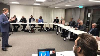 "شوقي" يلتقي سفيرة التعليم بوزارة الخارجية الفنلندية