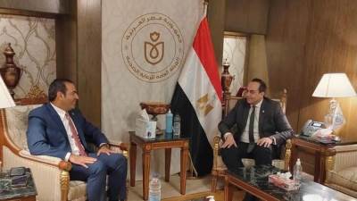 رئيس هيئة الرعاية الصحية يستقبل رئيس لجنة الشباب والرياضة بمجلس النواب