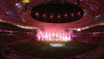 انطلاق حفل افتتاح النسخة العاشرة من بطولة كأس العرب التي تستضيفها قطر