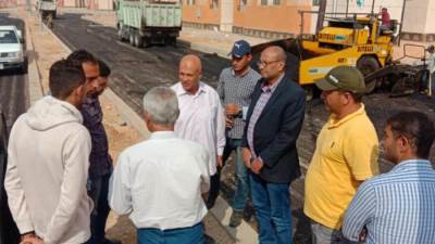 تفقد أعمال الطرق والزراعة لوحدات "سكن لكل المصريين" في العاشر من رمضان