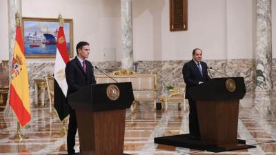 اقرأ نص كلمة السيسي خلال المؤتمر الصحفي المشترك مع رئيس حكومة اسبانيا