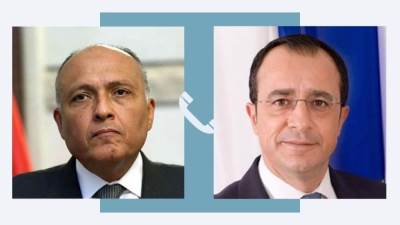 وزير الخارجية سامح شكري يتلقى اتصالاً هاتفياً من نظيره القبرصي