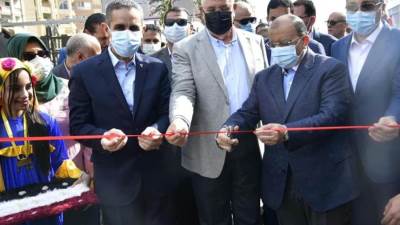 "شعراوي" و"القصير" ومحافظ الغربية يفتتحون المرحلة"3" بكورنيش طنطا بتكلفة 34 مليون جنيه