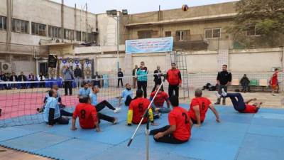 القوى العاملة تشارك في مهرجان ذوي الهمم الرياضي باتحاد شباب العمال