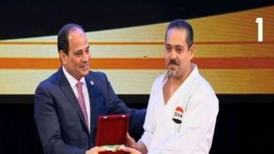 السيسي: بلعب كاراتيه من 50 سنة.. واتعلمت منها الانضباط والأدب