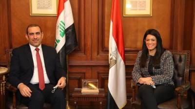 رانيا المشاط تبحث مع وزير التخطيط العراقي موضوعات اللجنة المصرية العراقية المشتركة