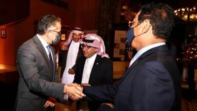 وزير السياحة يقيم مأدبة عشاء لعدد من الوزراء العرب وسفراء الدول
