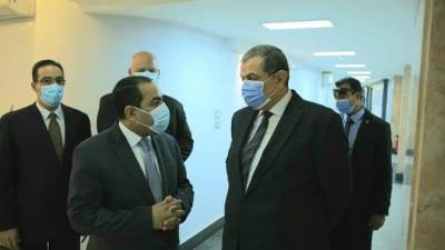 "سعفان" و"الشيخ" يتفقدان اختبارات الملحقين العماليين بسفارات مصر بالخارج