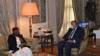 وزير الخارجية يستقبل أمين عام منظمة التعاون الإسلامي الجديد