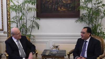 في تصريحات للتليفزيون اللبناني.. مدبولي: نسرع للاستجابة لمطالب الربط الكهربائي وتوفير الأدوية