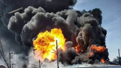 تفجير مستودع للنفط بسبب موظفة تعمل في كندا