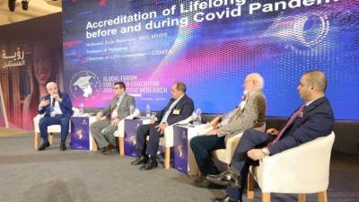 جلسة نقاشية بالمنتدى العالمي للتعليم العالي بعنوان: "ضمان الجودة في المعيار الجديد"