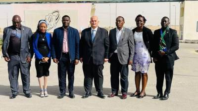 التجارة: التنمية الصناعية ومدينة الجلود بالروبيكى تستقبلان وفد كلية الدفاع الوطني الكينية