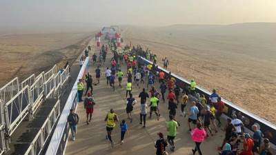 منطقة الاهرامات تستضيف سباق نصف ماراثون الأهرامات للسنة الثالثة على التوالي