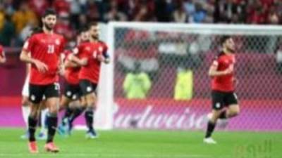 أحمد رفعت يحرز هدف التقدم للمنتخب المصرى فى مرمى الأردن