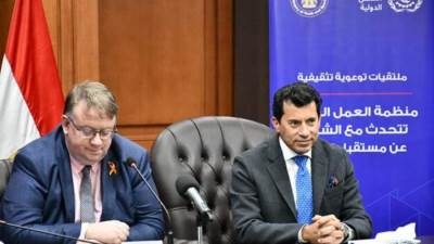 وزير الرياضة يشهد انعقاد تدشين ملتقيات التوعية التثقيفية للشباب