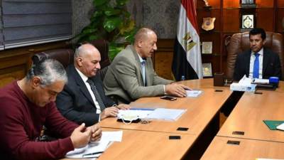 وزير الرياضة يلتقي مجلس إدارة اتحاد المصارعة 