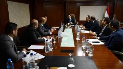 وزير الرياضة يلتقي مجلس إدارة اتحاد التايكوندو