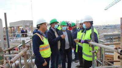 مسئولو الإسكان يتفقدون مشروعات مياه الشرب والصرف الصحى بالإسكندرية