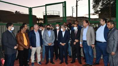 وزير الرياضة يفتتح مجمع حمام السباحة وقاعة مناسبات بمركز شباب المدينة بالمنيا