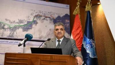 أسامة ربيع يستقبل وفداً قضائياً رفيع المستوى برئاسة رئيس مجلس الدولة