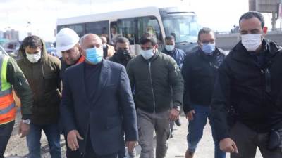 بالصور..وزير النقل يقوم بجولة تفقدية لمشروع تطوير الطريق الدائرى حول القاهرة الكبرى