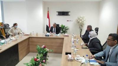 عبد العاطى يتفقد مبنى الوزارة والتعرف على التجهيزات المتوفرة به