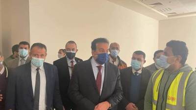 خالد عبد الغفار يتفقد مقر وزارة الصحة الجديد بالحي الحكومي بالعاصمة الإدارية