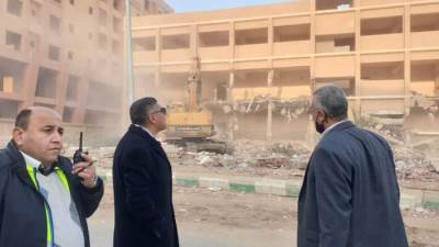 إزالة التعديات على أرض بمساحة 10 آلاف متر لتخصيصها "دار أيتام"