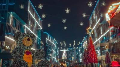 بالصور.. الشيخ زايد قطعة من أوروبا بمناسبة الكريسماس