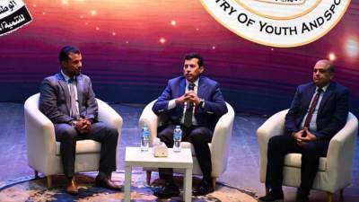 وزير الشباب يفتتح المؤتمر الوطني لبناء الوعي التكنولوجي وأمن المعلومات